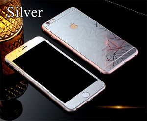 Apple iPhone 7 Front & Back 3D Tempered Glass SPR15A Silver