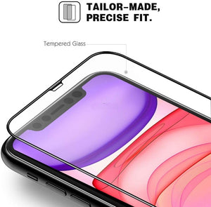 iPhone 11 (6.1) 5D Full Cover Tempered Glass SPR16 Black